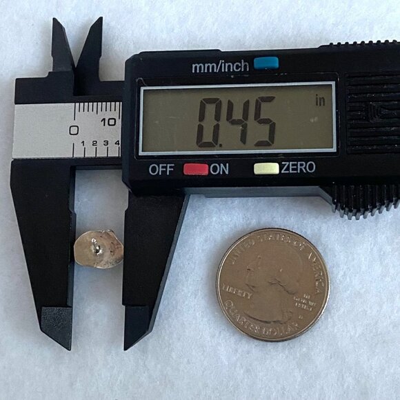 VTG Sterling Silver 925 Dainty Southwest Style Oval Turquoise Leaf Stud Earrings - Picture 13 of 16